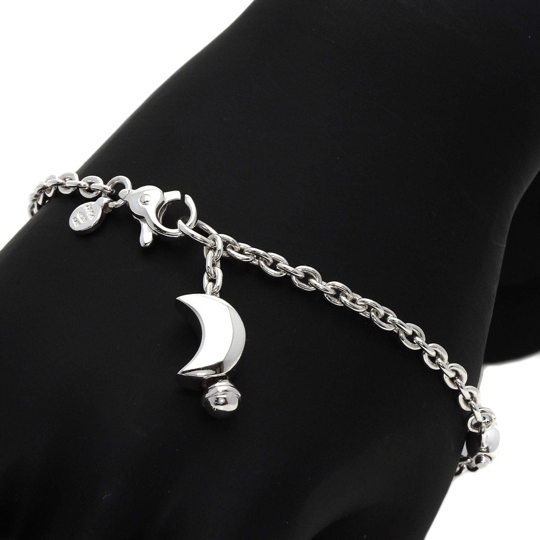 TIFFANY&Co. bracelet SV Silver moon crescent Women Used Authentic