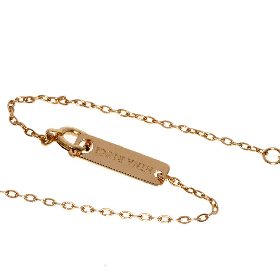 NINA RICCI Necklace 18K Pink Gold gold Rhodocrosite diamond Women Used Authentic