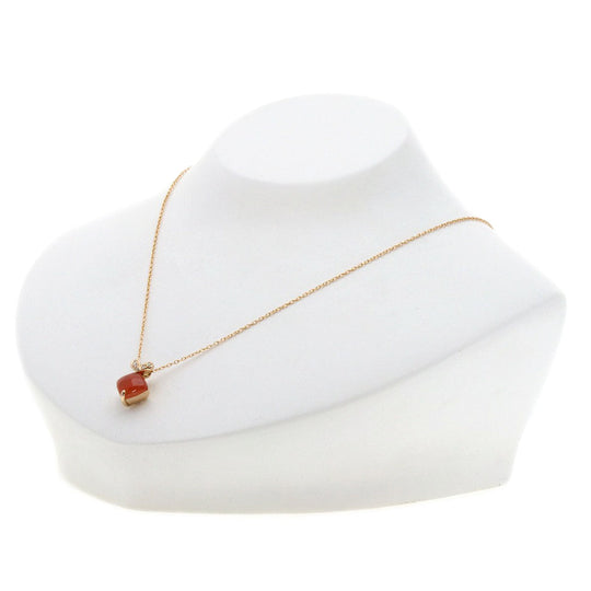 NINA RICCI Necklace 18K Pink Gold gold Rhodocrosite diamond Women Used Authentic
