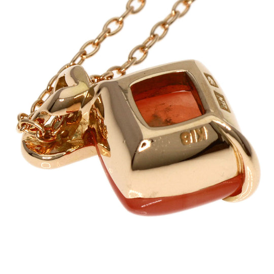 NINA RICCI Necklace 18K Pink Gold gold Rhodocrosite diamond Women Used Authentic