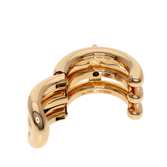 LOUIS VUITTON Pierce 18K Pink Gold gold Ear cuff Idylle Blossom Diamond Women Used Authentic