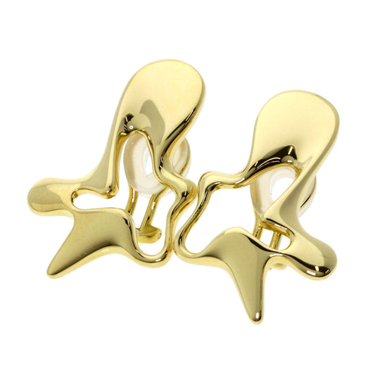 Georg Jensen Earring 18K Yellow Gold gold splash