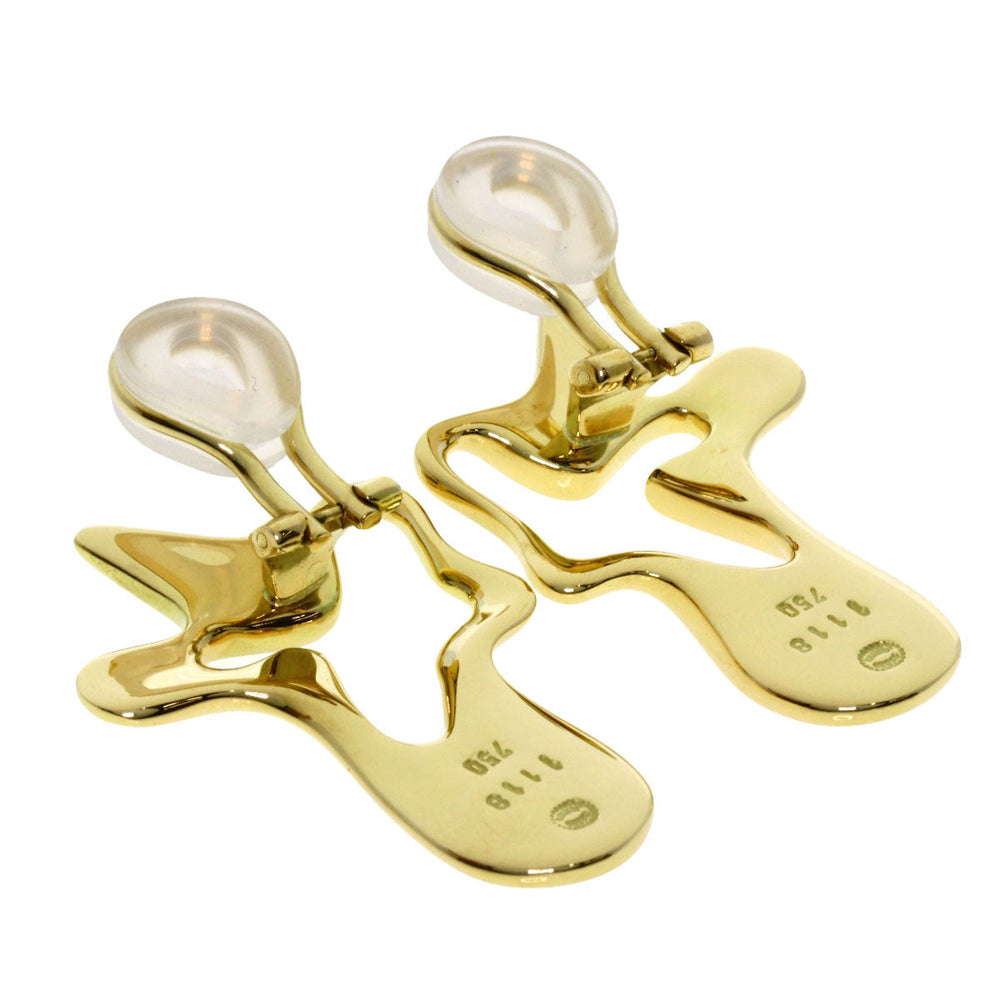 Georg Jensen Earring 18K Yellow Gold gold splash
