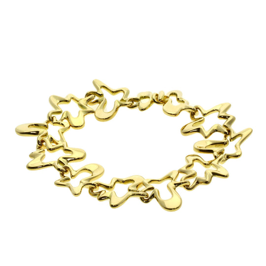 Georg Jensen bracelet 18K Yellow Gold gold splash Women Used Authentic