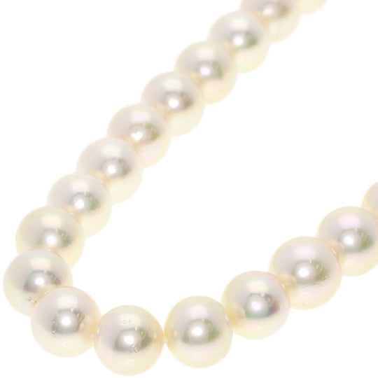 TASAKI Necklace SV Silver Akoya Pearl Long Women Used Authentic