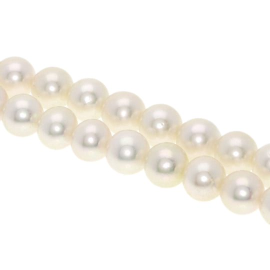 TASAKI Necklace SV Silver Akoya Pearl Long Women Used Authentic