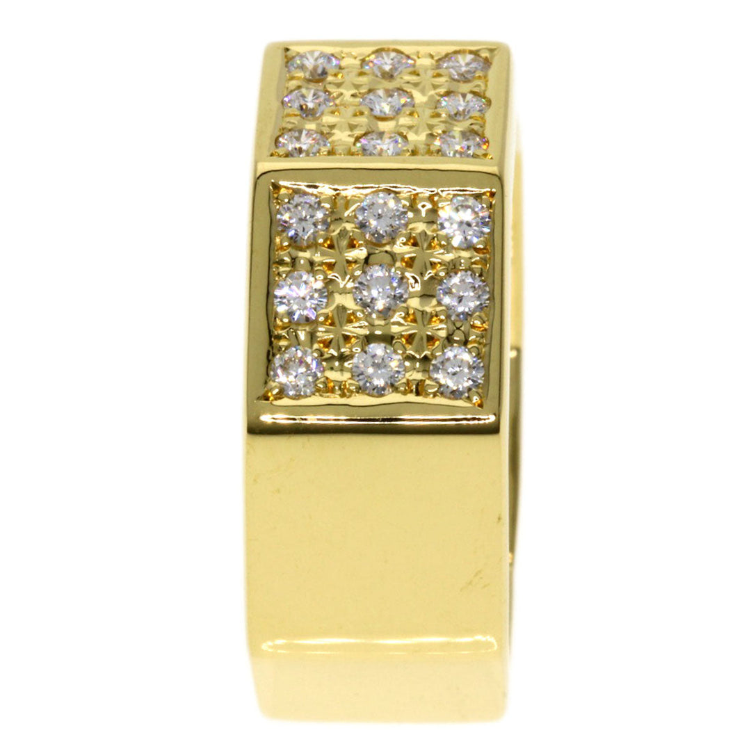 TASAKI Ring 18K Yellow Gold gold Diamond Octagon Women Used Authentic