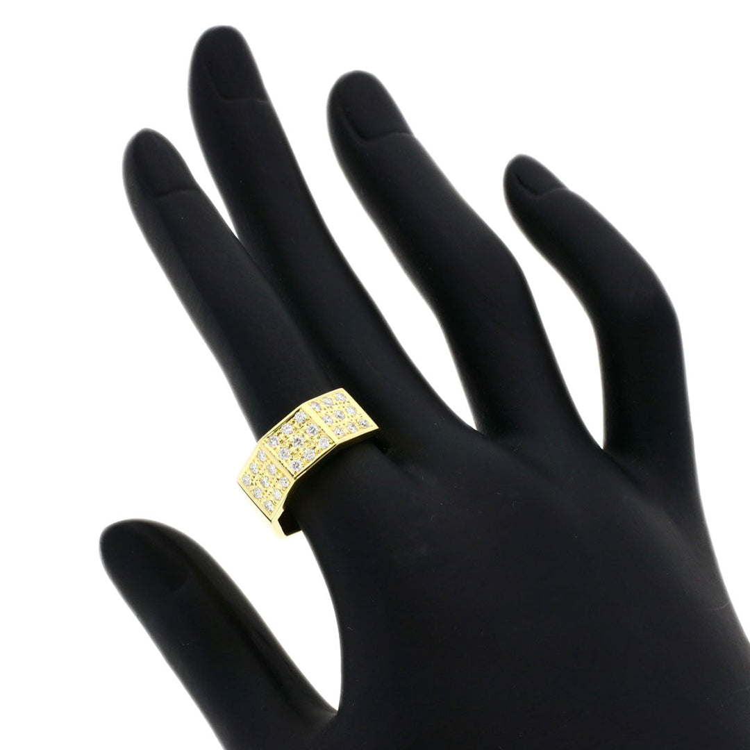 TASAKI Ring 18K Yellow Gold gold Diamond Octagon Women Used Authentic