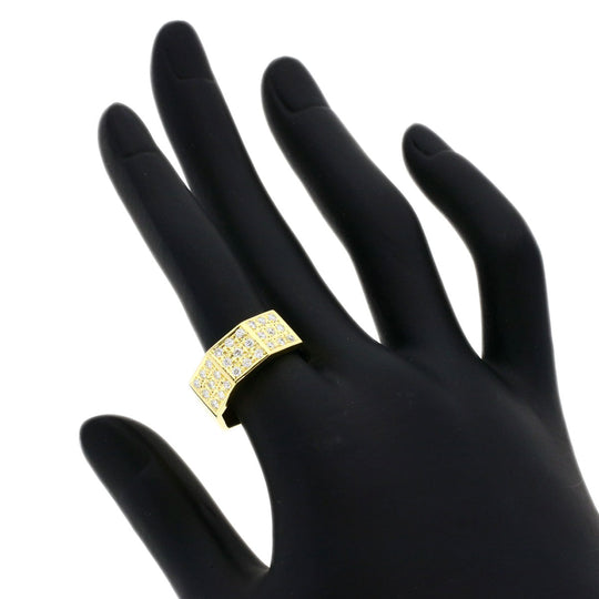 TASAKI Ring 18K Yellow Gold gold Diamond Octagon Women Used Authentic