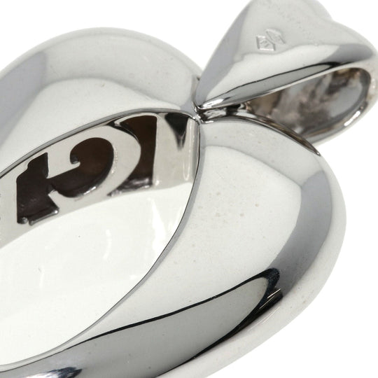 PIAGET Pendant top K18WG Silver Heart motif Women Used Authentic