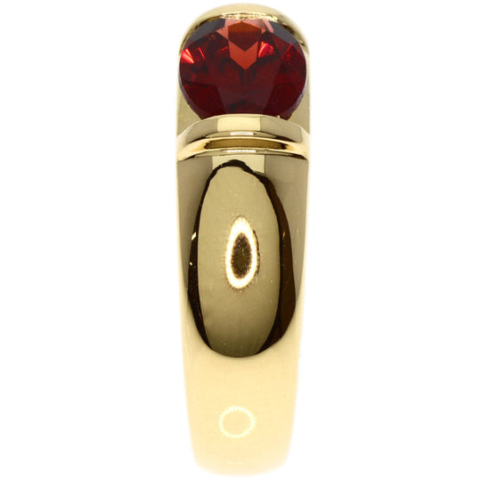 Chaumet Ring 18K Yellow Gold gold Gioia Garnet Women Used Authentic
