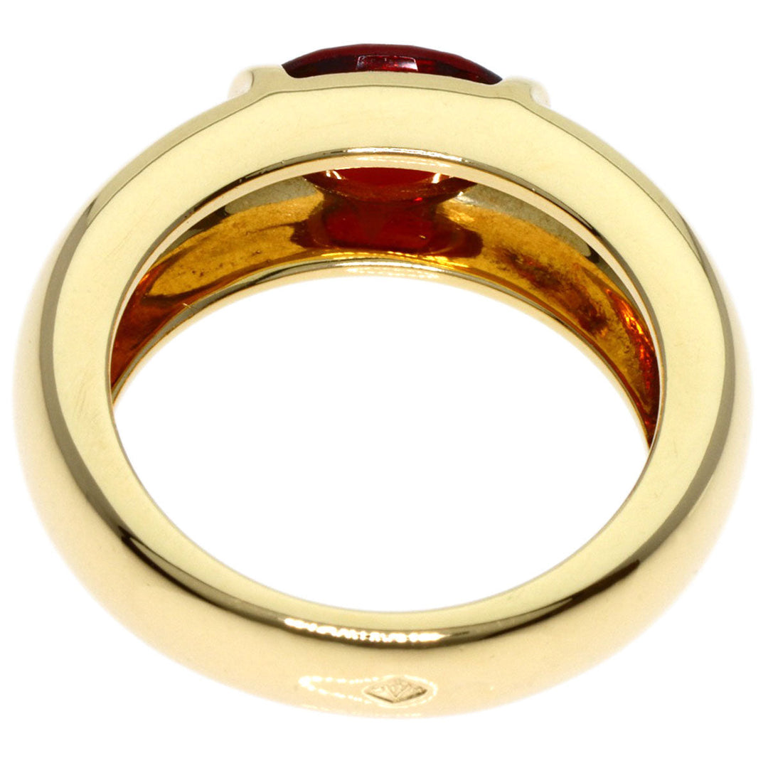 Chaumet Ring 18K Yellow Gold gold Gioia Garnet Women Used Authentic