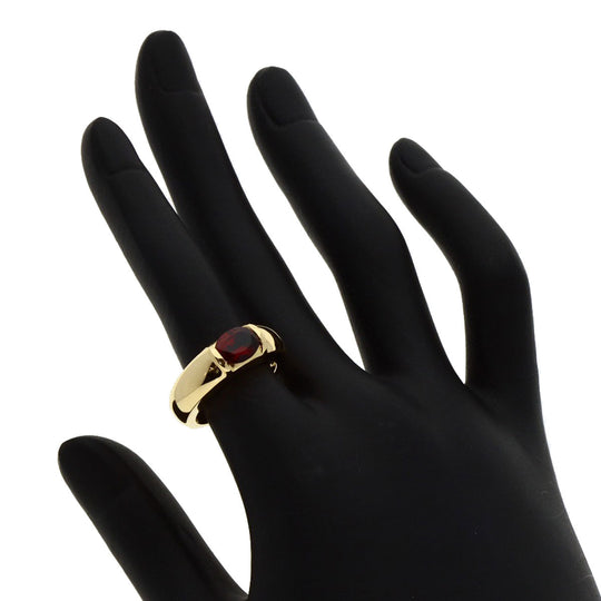 Chaumet Ring 18K Yellow Gold gold Gioia Garnet Women Used Authentic