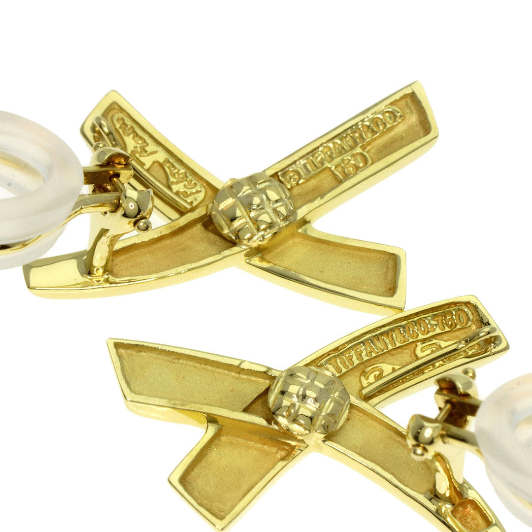 TIFFANY&Co. Earring 18K Yellow Gold gold Paloma Picasso Graffiti X Large Women Used Authentic