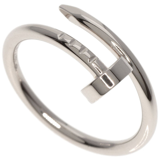 CARTIER Ring K18WG Silver Just Uncle Small #48