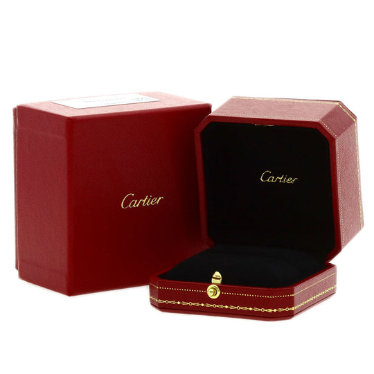 CARTIER Ring K18WG Silver Just Uncle Small #48