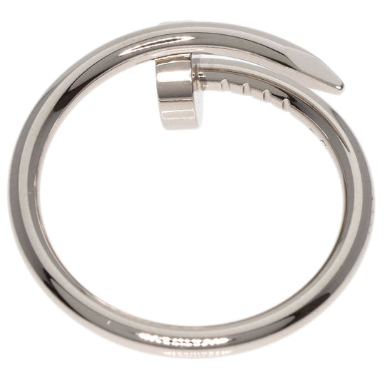 CARTIER Ring K18WG Silver Just Uncle Small #48