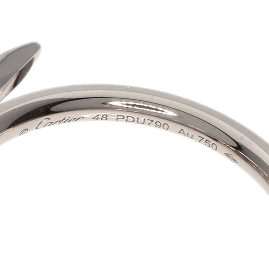 CARTIER Ring K18WG Silver Just Uncle Small #48