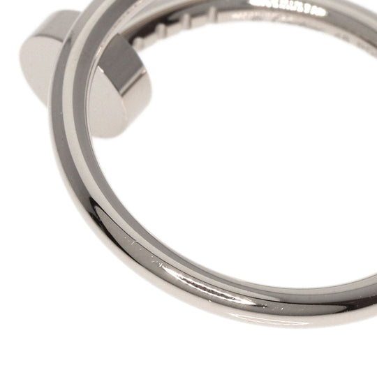 CARTIER Ring K18WG Silver Just Uncle Small #48