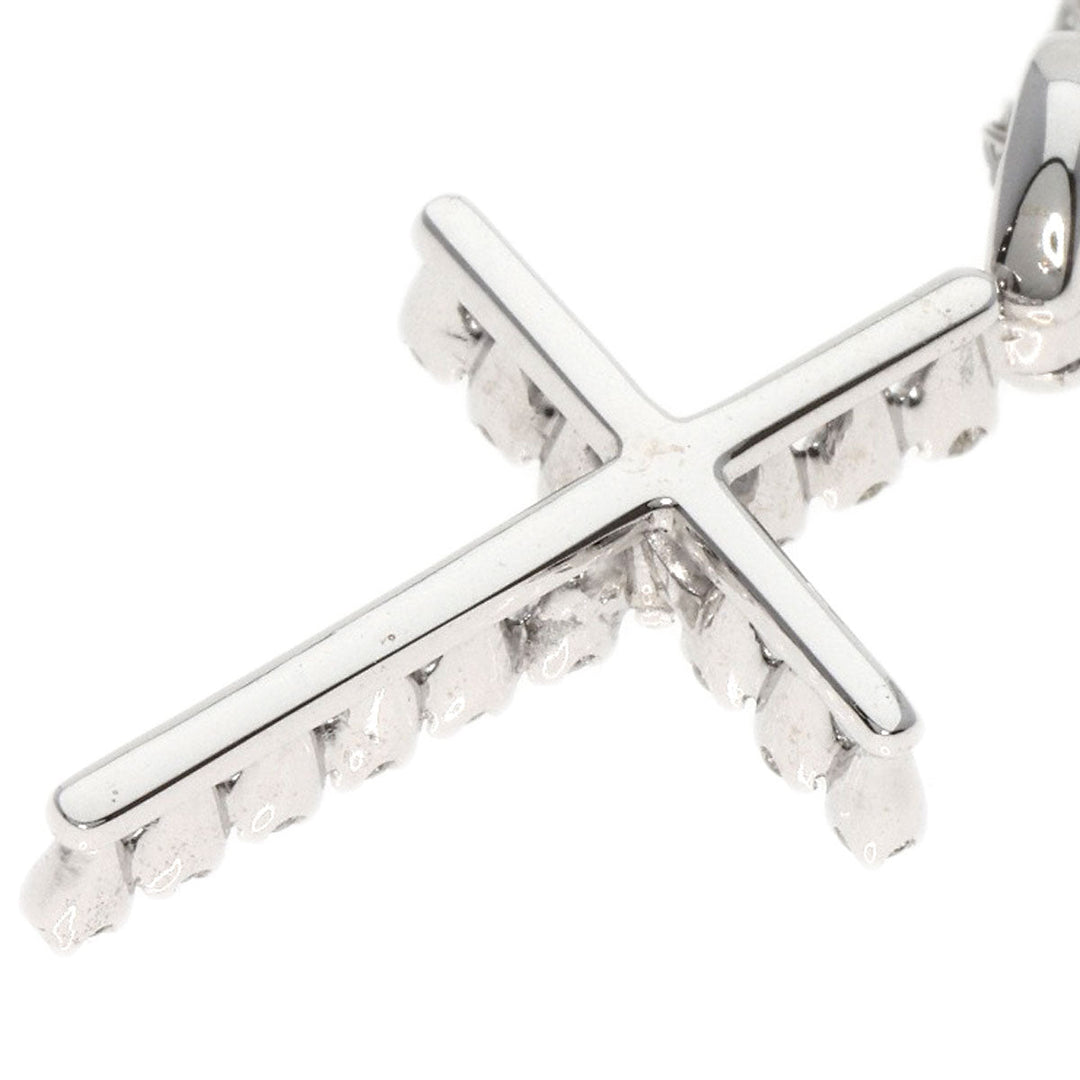 Damiani Necklace K18WG Silver Mystery cross diamond