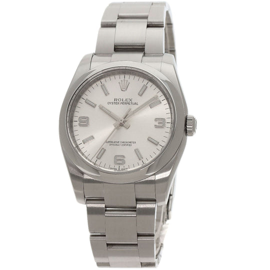 ROLEX Watches Mechanical Automatic 116000 Stainless Steel , Stainless Steel Silver Oyster Perpetual 36 Silver dial mens Used Authentic
