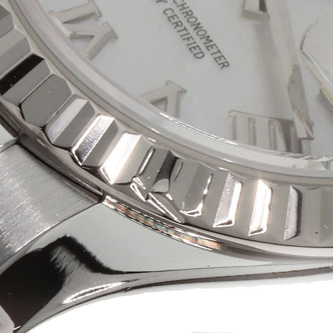 ROLEX Watches Mechanical Automatic 179174NR Stainless Steel , Stainless Steel , K18WG Silver Datejust White shell dial Women Used Authentic
