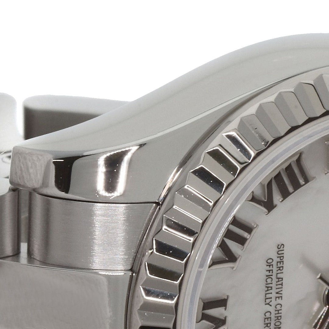 ROLEX Watches Mechanical Automatic 179174NR Stainless Steel , Stainless Steel , K18WG Silver Datejust White shell dial Women Used Authentic