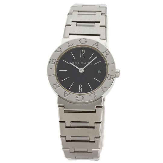 BVLGARI Watches Quartz BB26SS Stainless Steel , Stainless Steel Silver Bulgari Bulgari black dial Women Used Authentic