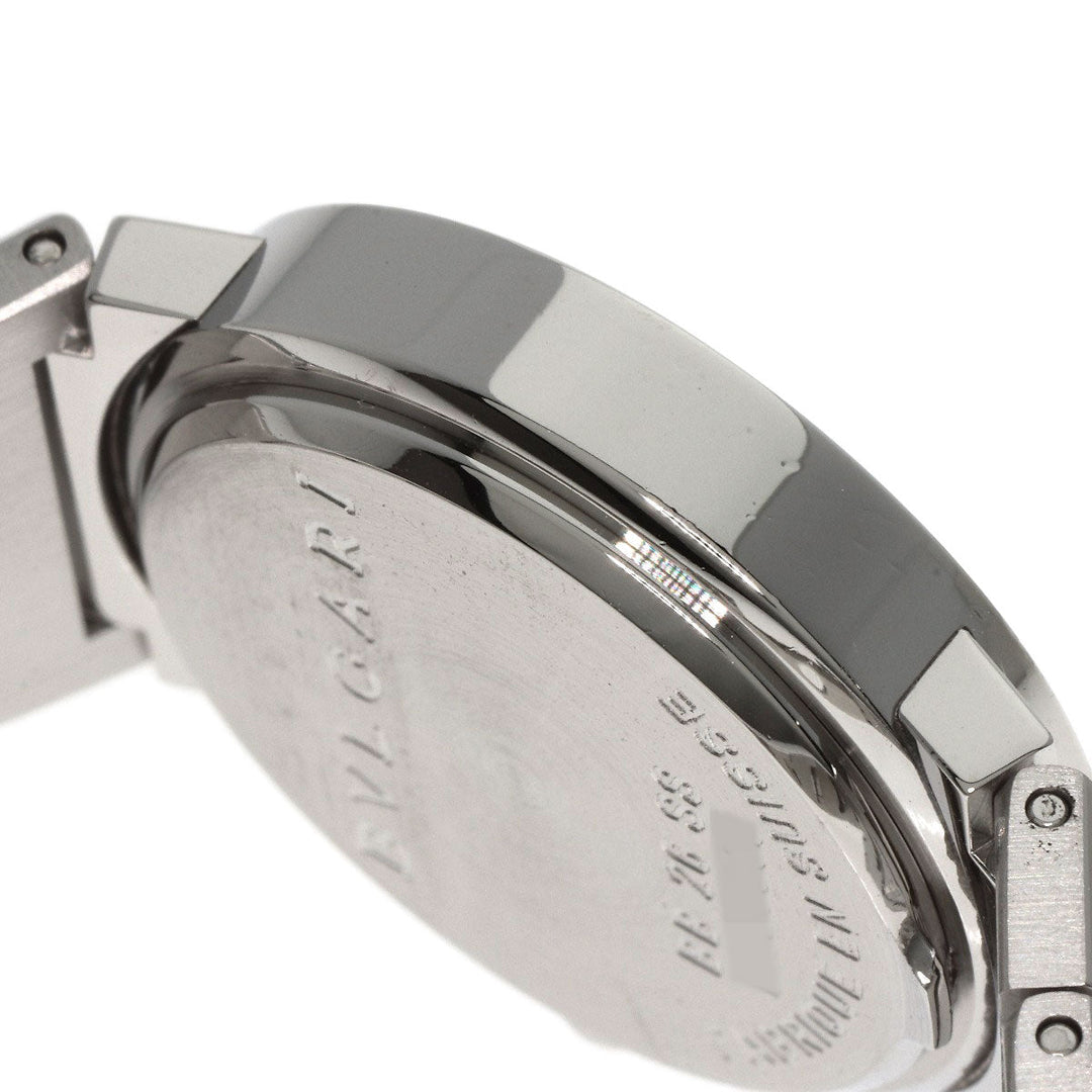 BVLGARI Watches Quartz BB26SS Stainless Steel , Stainless Steel Silver Bulgari Bulgari black dial Women Used Authentic