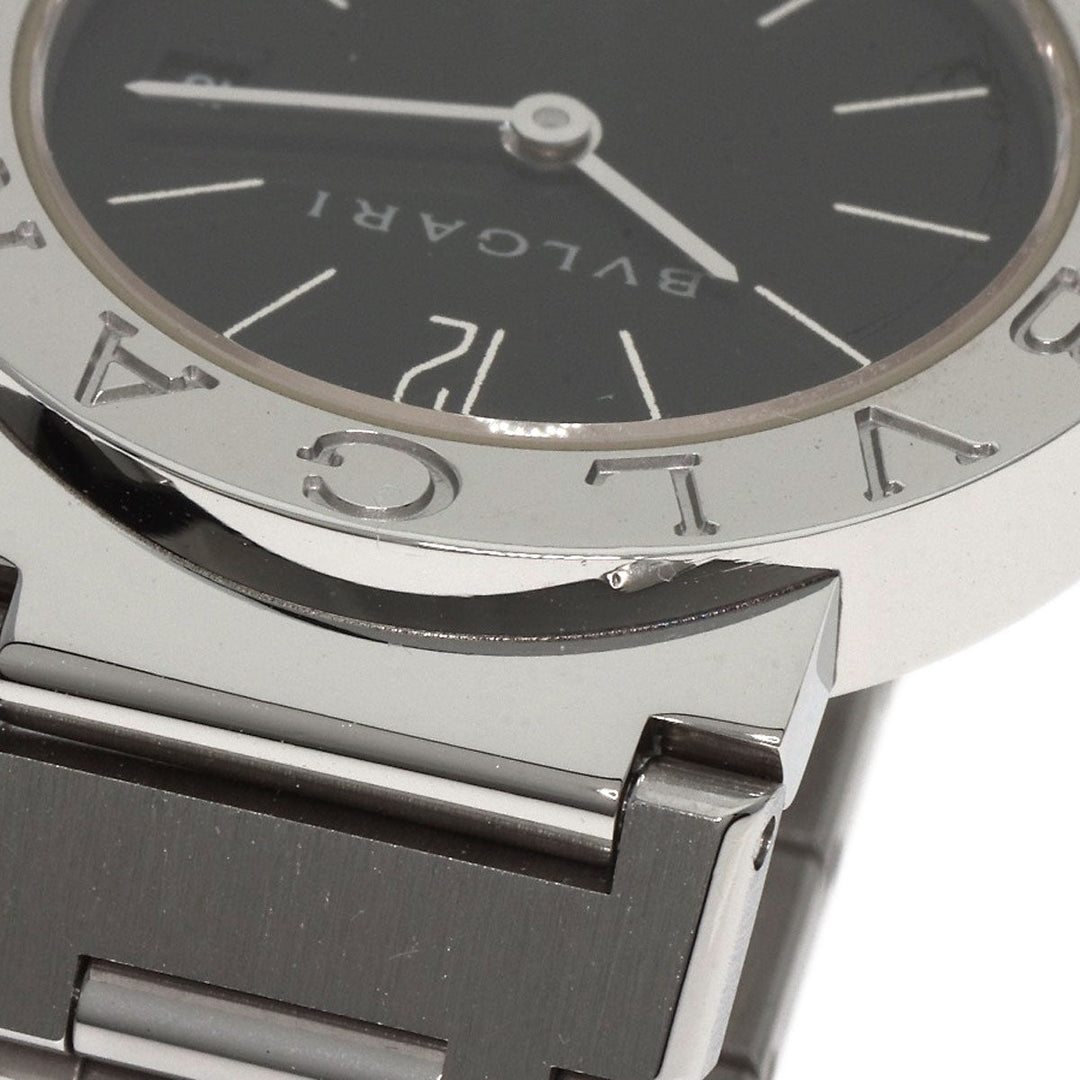 BVLGARI Watches Quartz BB26SS Stainless Steel , Stainless Steel Silver Bulgari Bulgari black dial Women Used Authentic