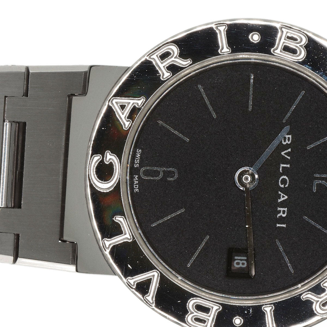 BVLGARI Watches Quartz BB26SS Stainless Steel , Stainless Steel Silver Bulgari Bulgari black dial Women Used Authentic