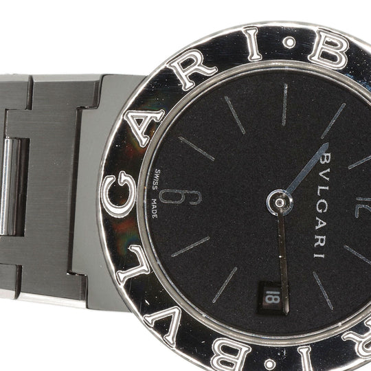 BVLGARI Watches Quartz BB26SS Stainless Steel , Stainless Steel Silver Bulgari Bulgari black dial Women Used Authentic