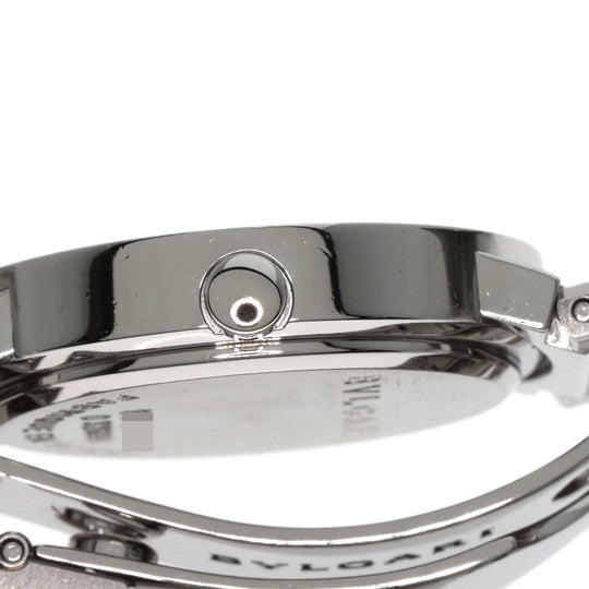 BVLGARI Watches Quartz BB26SS Stainless Steel , Stainless Steel Silver Bulgari Bulgari black dial Women Used Authentic