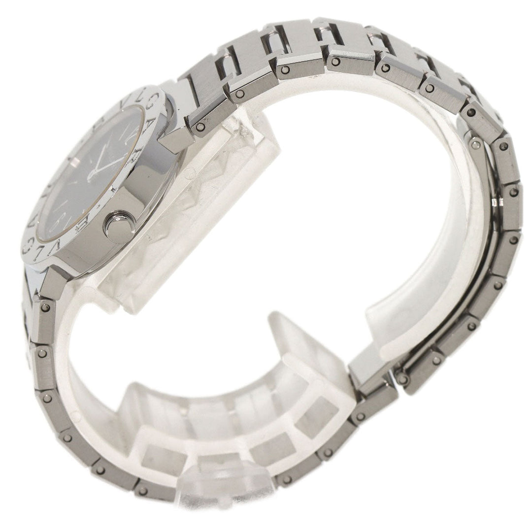 BVLGARI Watches Quartz BB26SS Stainless Steel , Stainless Steel Silver Bulgari Bulgari black dial Women Used Authentic