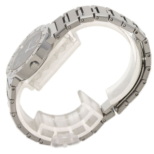 BVLGARI Watches Quartz BB26SS Stainless Steel , Stainless Steel Silver Bulgari Bulgari black dial Women Used Authentic