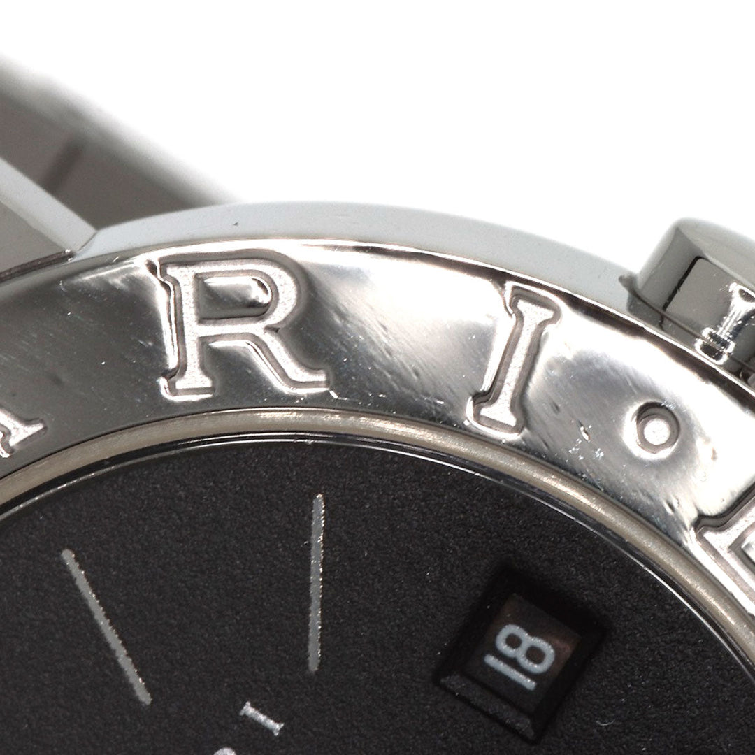 BVLGARI Watches Quartz BB26SS Stainless Steel , Stainless Steel Silver Bulgari Bulgari black dial Women Used Authentic