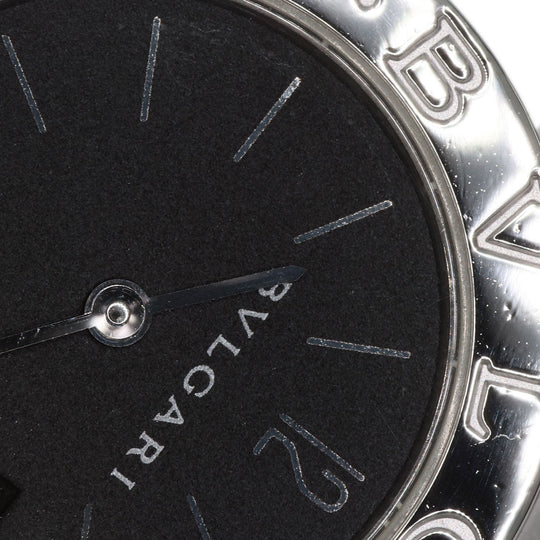 BVLGARI Watches Quartz BB26SS Stainless Steel , Stainless Steel Silver Bulgari Bulgari black dial Women Used Authentic