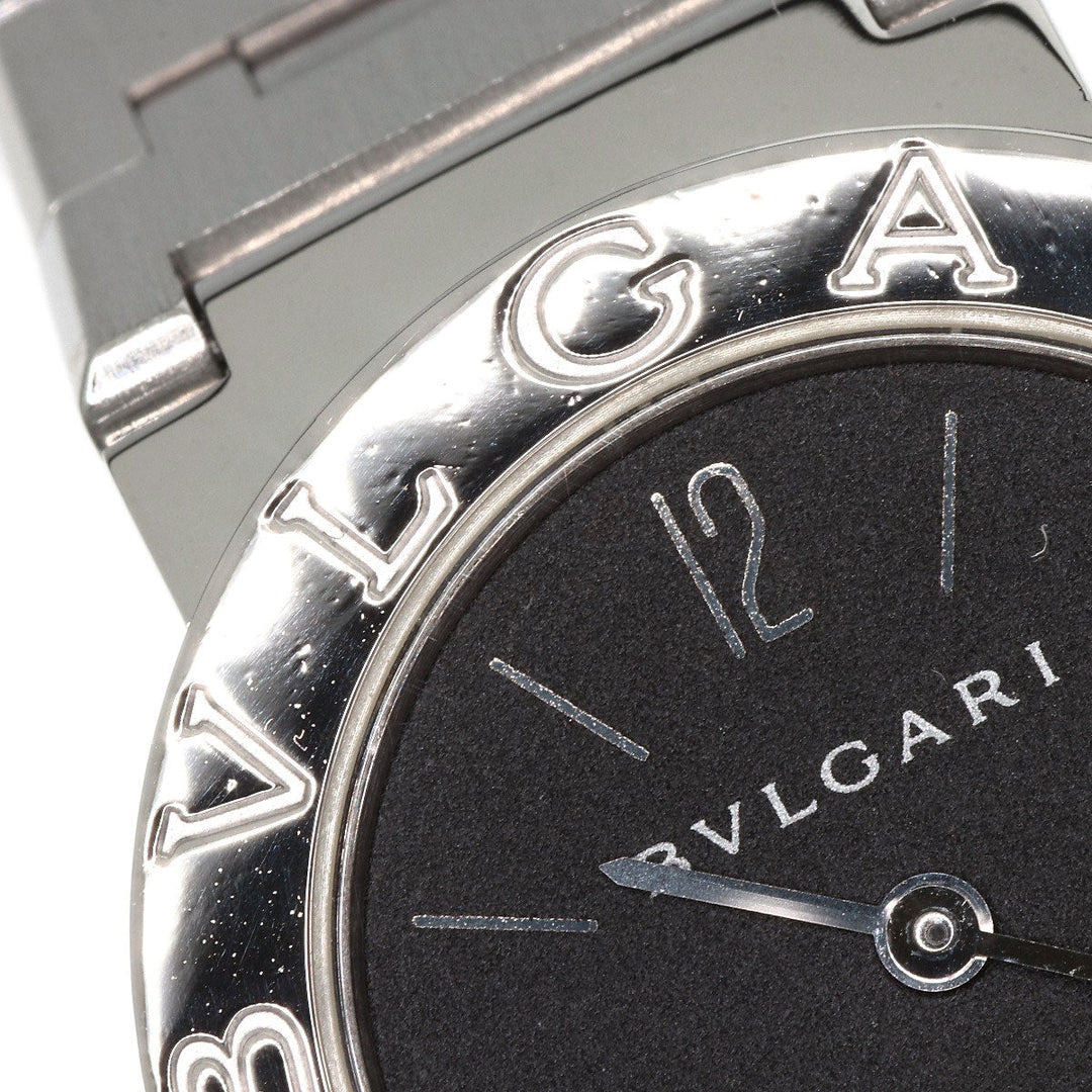 BVLGARI Watches Quartz BB26SS Stainless Steel , Stainless Steel Silver Bulgari Bulgari black dial Women Used Authentic