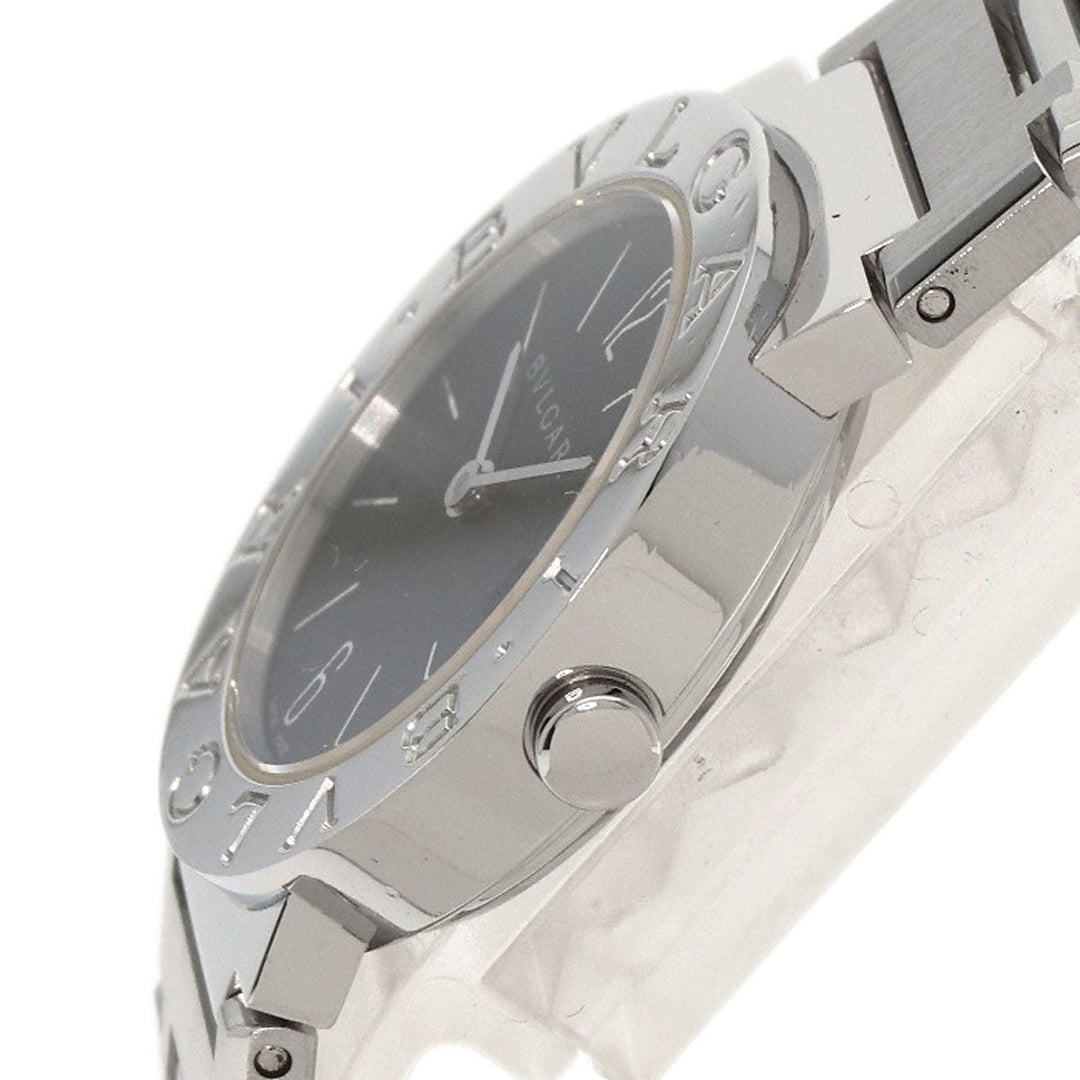 BVLGARI Watches Quartz BB26SS Stainless Steel , Stainless Steel Silver Bulgari Bulgari black dial Women Used Authentic