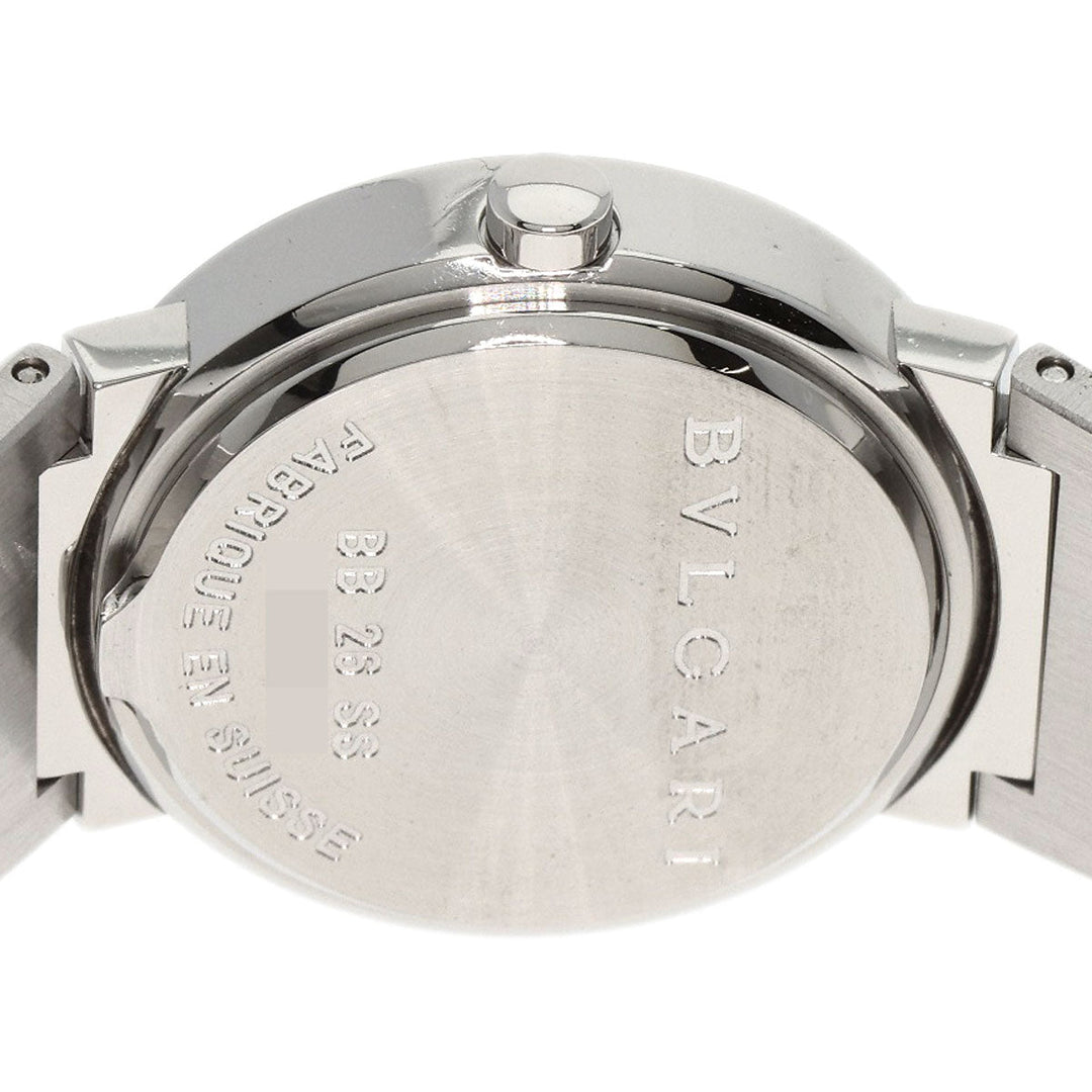 BVLGARI Watches Quartz BB26SS Stainless Steel , Stainless Steel Silver Bulgari Bulgari black dial Women Used Authentic