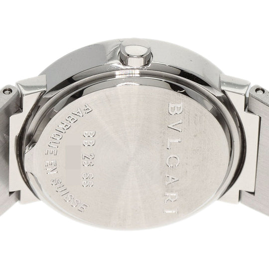 BVLGARI Watches Quartz BB26SS Stainless Steel , Stainless Steel Silver Bulgari Bulgari black dial Women Used Authentic