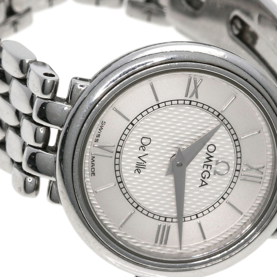 OMEGA Watches Quartz Stainless Steel Silver De Ville Silver dial