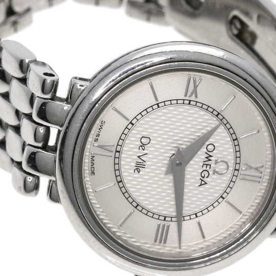 OMEGA Watches Quartz Stainless Steel Silver De Ville Silver dial