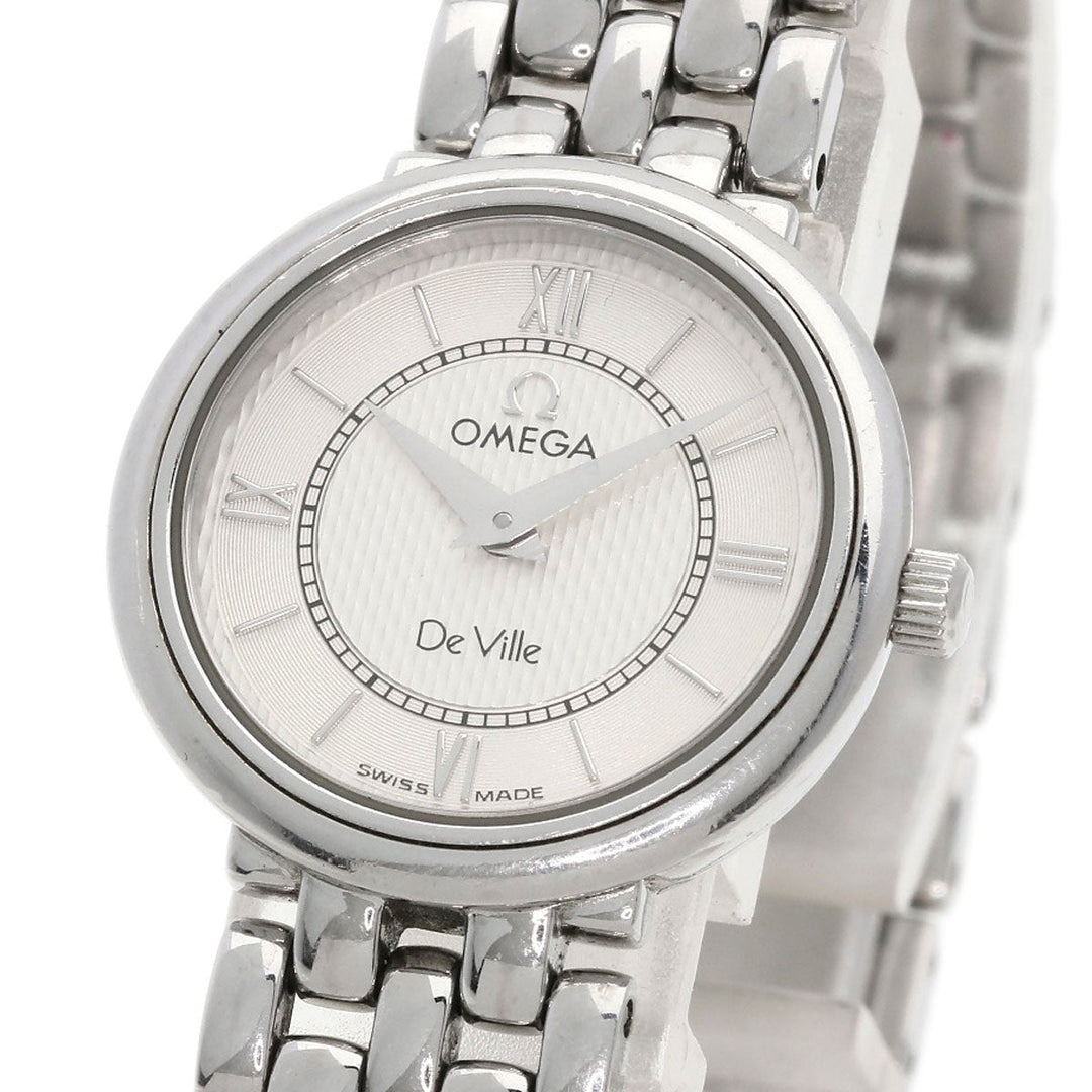 OMEGA Watches Quartz Stainless Steel Silver De Ville Silver dial