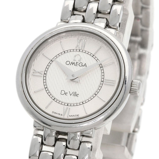OMEGA Watches Quartz Stainless Steel Silver De Ville Silver dial