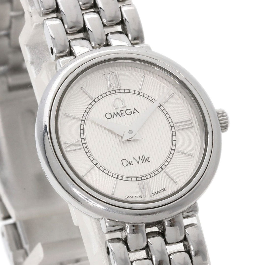 OMEGA Watches Quartz Stainless Steel Silver De Ville Silver dial