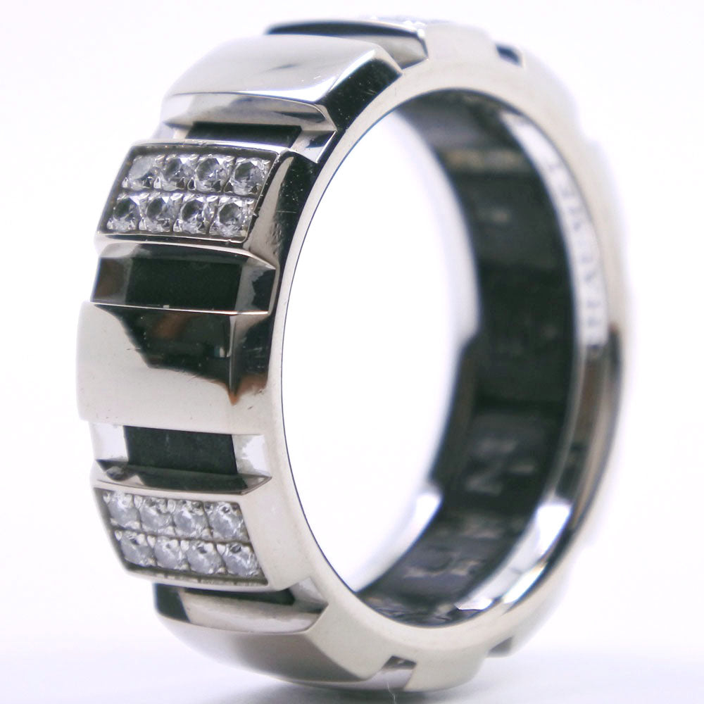 Chaumet Ring K18 White Gold, Diamond White gold Half diamond Class one Women 52 Used Authentic