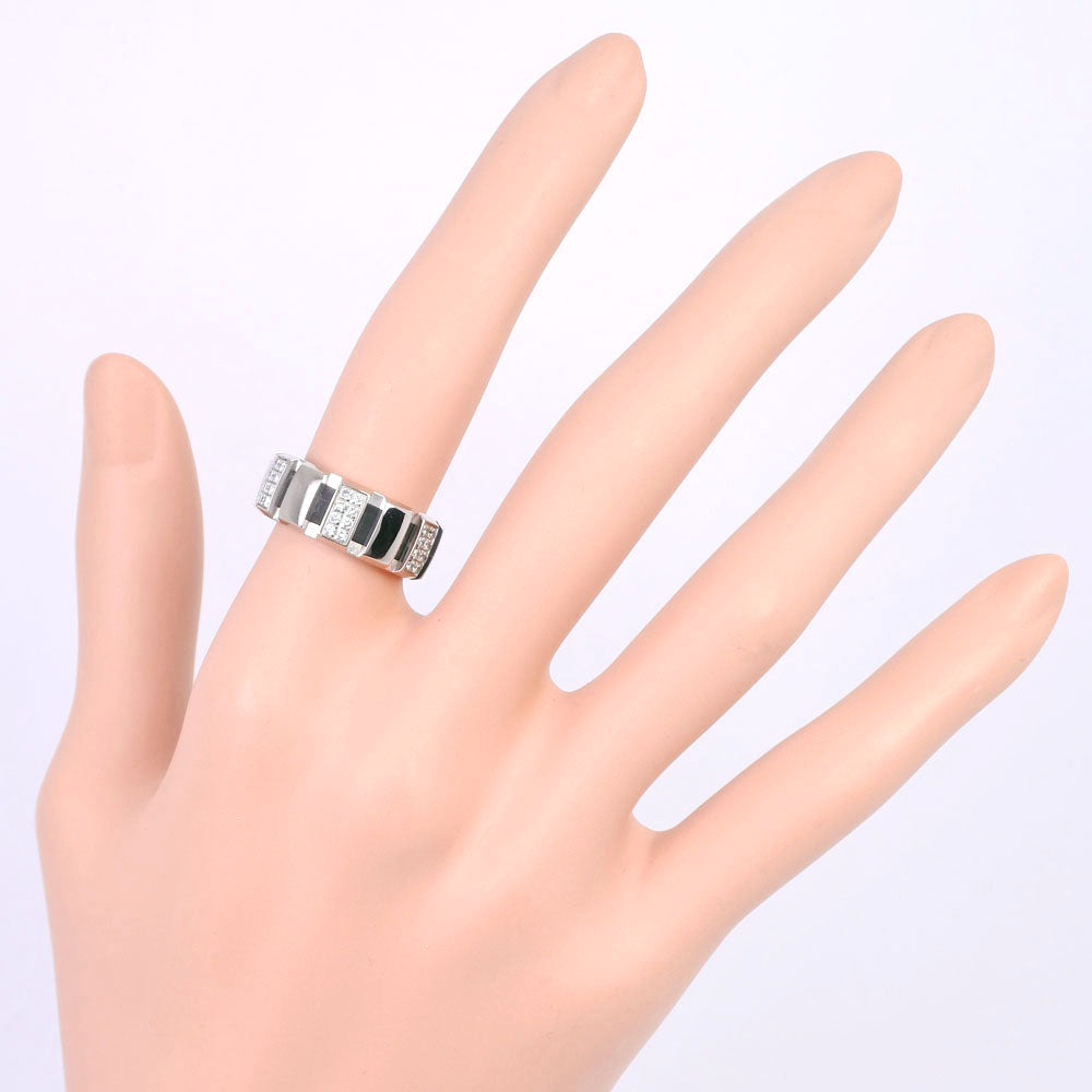 Chaumet Ring K18 White Gold, Diamond White gold Half diamond Class one Women 52 Used Authentic