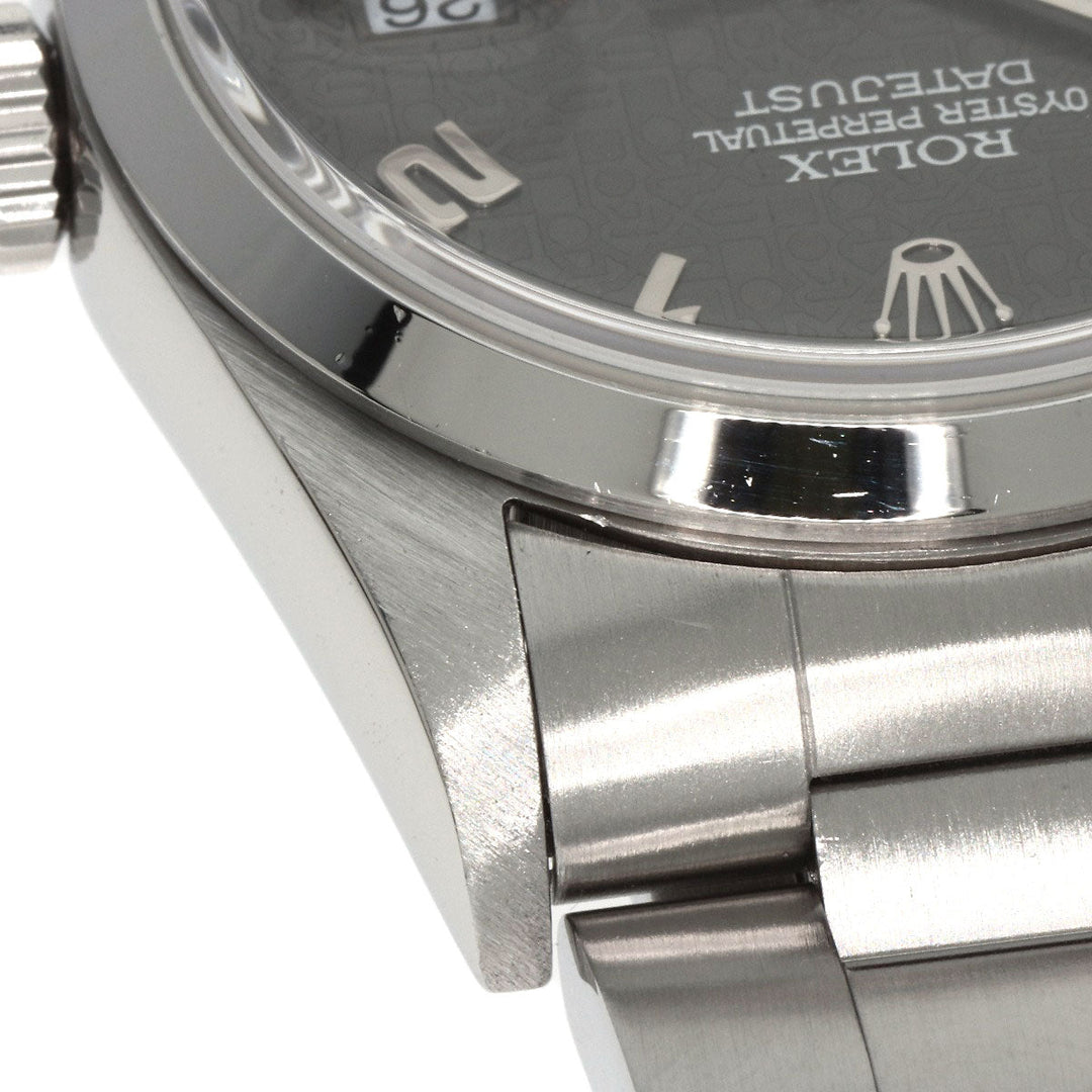 ROLEX Watches Mechanical Automatic 16200 Stainless Steel , Stainless Steel Silver datejust gray computer gray computer dial mens Used Authentic