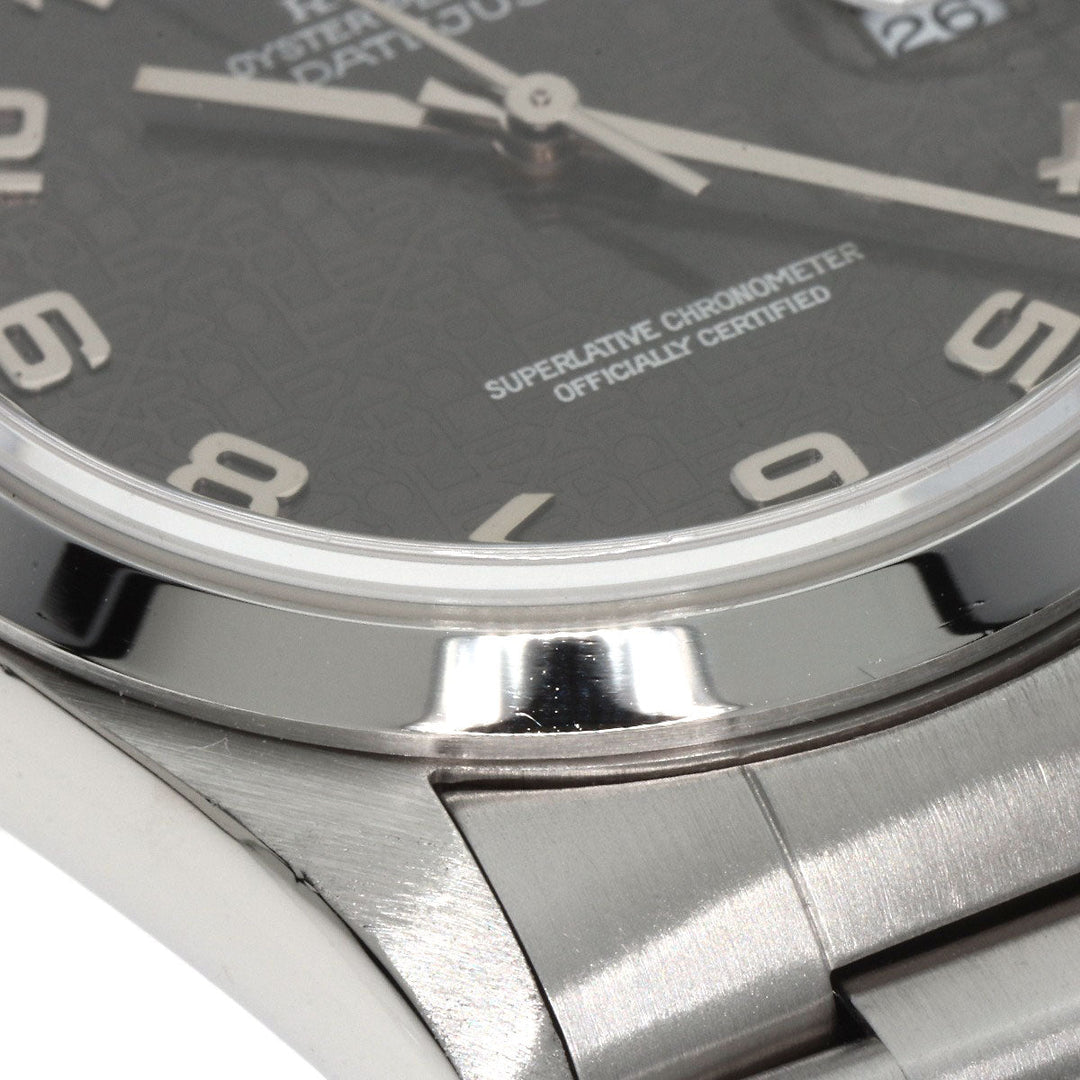 ROLEX Watches Mechanical Automatic 16200 Stainless Steel , Stainless Steel Silver datejust gray computer gray computer dial mens Used Authentic